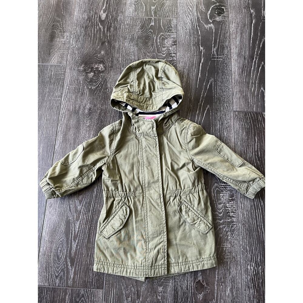 Baby Gap Girls Anorak Jacket, Olive Green, size 18-24 months